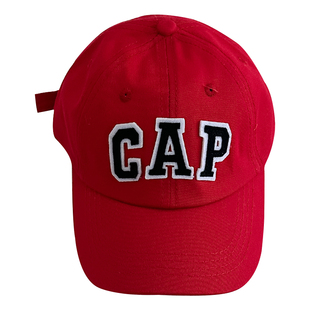 新年红色帽子/潮酷儿童过年男孩宝宝春秋男女童百搭鸭舌帽棒球帽