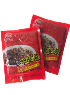 湖南特产屈子农家自制湘西外婆菜250g家庭饭店酒店菜下饭菜包邮