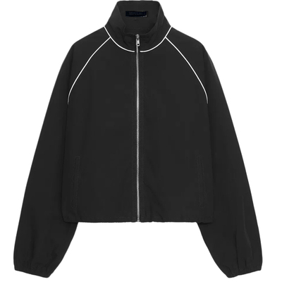 ZARluvip查罗薄款立领夹克外套女