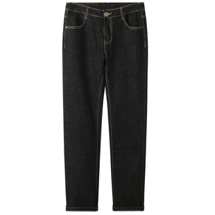 户外可脱卸内胆羽绒裤男外穿加厚冬牛仔弹力高腰保暖中青年棉休闲