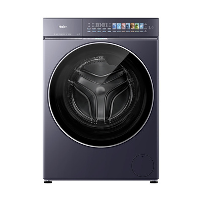 [云溪5.0高奢版]海尔新品滚筒洗衣机家用超薄12/10KG全自动洗脱D5