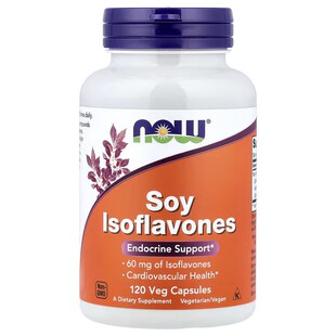 美国Now foods Soy isoflavones 大豆异黄酮 内分泌 120粒