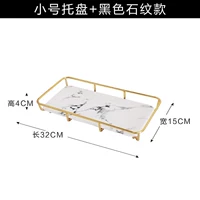 Маленькая керамика с черным каменным рисунком