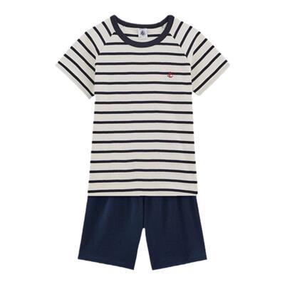 petitbateau男童睡衣裤