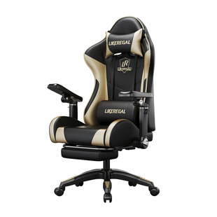 按摩电竞椅子电脑椅家用宿舍舒适久坐休闲人体工学椅打游戏座椅