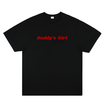 Daddy's Girl CropTop 纯棉印花短袖美式vintage简约街头复古T恤