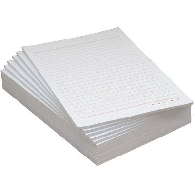 包邮10本装16K空白方格作文纸单线双线原稿纸学生用加厚信纸便签