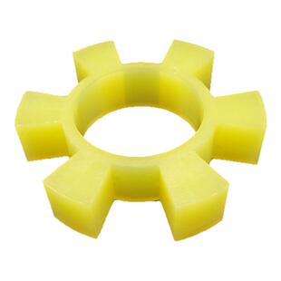 T型聚氨脂六角垫联轴器梅花垫水泵弹性块缓冲垫水泵减震垫6角对轮