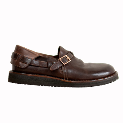 Mantova复古马皮低帮乐福鞋