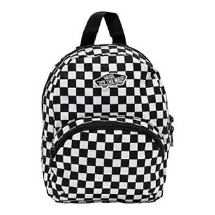 热销Vans范斯男女双肩背包棋盘格迷你拉链清新出街手机零钱包旅行