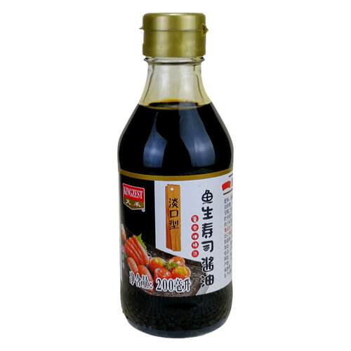 天禾酱油刺身酱油200ml/瓶生鱼片鱼生寿司包邮