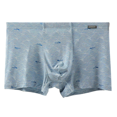 七匹狼竹纤维透气冰丝平角裤男款