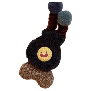 可爱毛绒玩偶卡通花朵胸针女款配大衣胸花卫衣毛衣别针装饰配饰品