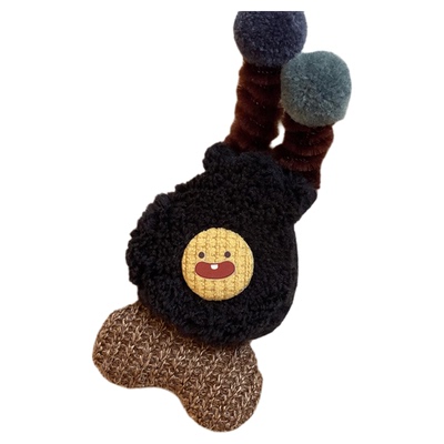 可爱毛绒玩偶卡通花朵胸针胸花