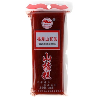 福君山山楂糕整箱268g*40袋纯糖批软京糕果脯发大块蜜饯新鲜日期
