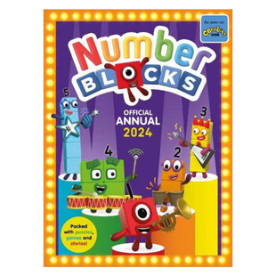 Numberblocks Annual 2024 数字积木字母积木动画年鉴2024 英文原版 儿童早教认知游戏书 买就赠学乐珍藏版鹅妈妈 又日新