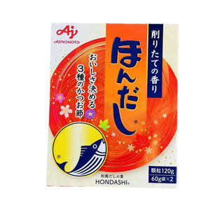 日本进口味之素鲣鱼木鱼素汤锅料增鲜柴鱼粉海鲜味料理调味料120g