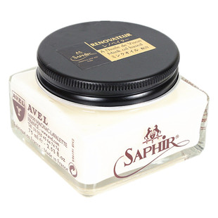 法国SAPHIR 莎菲雅黑金renovateur光面皮护理保养霜 小羊皮保养油