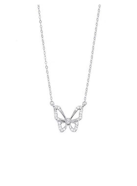 闪钻蝴蝶项链女生轻奢小众设计ins风温柔少女高级感锁骨链颈链潮