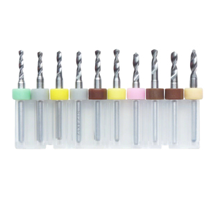 钻头小号DIY雕刻钻针钨钢台钻琥珀1mm小钻头打孔PCB钻头蜜蜡打孔