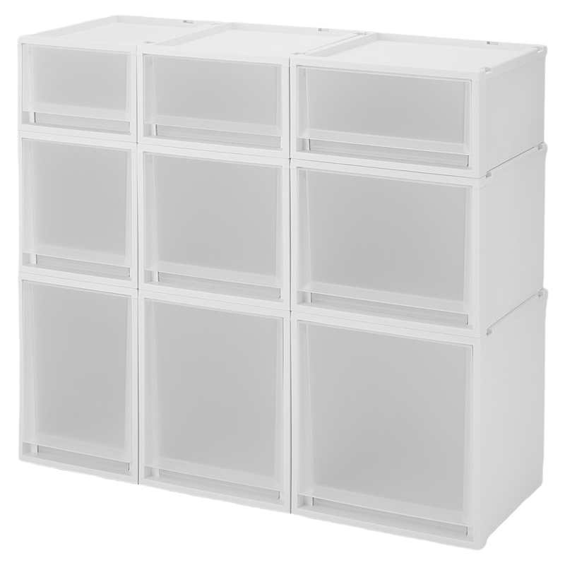 日本天马抽屉式收纳箱衣柜衣服整理箱客厅杂物收纳盒厨房储物柜子