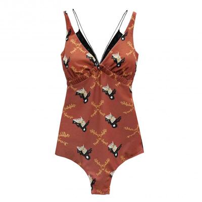 theseventhtail设计师连体泳衣