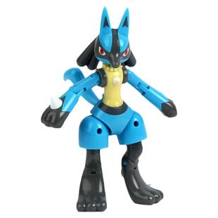 宝可梦皮卡丘喷火龙甲贺忍蛙耿鬼神奇宝贝精灵球变形公仔盲盒玩具