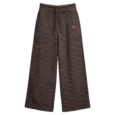 现货章章 500g保命神裤!加绒舒适显瘦条纹休闲裤