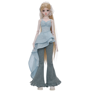 正版四分bjd娃娃温温暖暖换装娃娃法式复古人形玩偶手工树脂娃娃