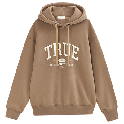 重磅连帽字母卫衣男长袖内里绒毛