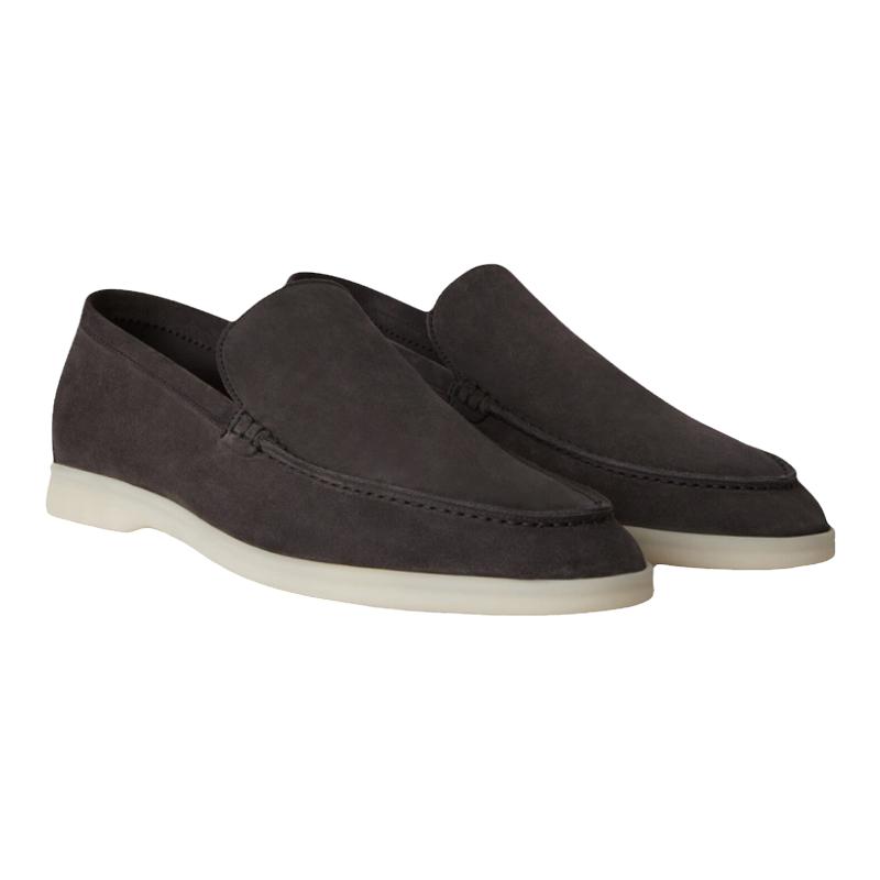 Loro Piana/诺悠翩雅男鞋绒面革鞋面经典休闲莫卡辛鞋乐福鞋