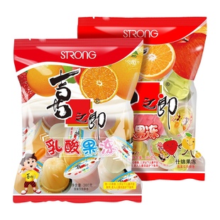 喜之郎乳酸什锦果味果冻大礼包喜糖学生儿童休闲零食品小吃散装