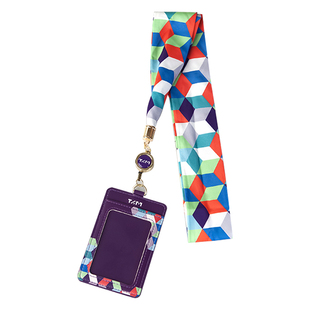 清华大学艺术博物馆杏林春燕pu卡套工牌姓名牌胸牌饭卡创意挂绳