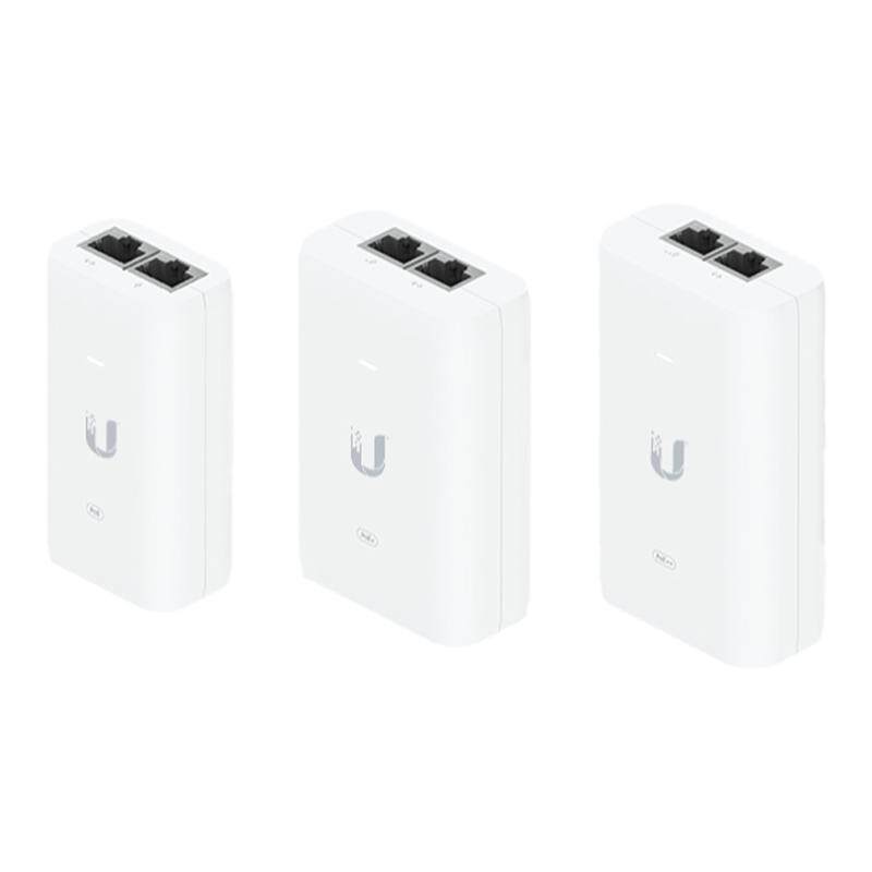 Ubiquiti原装U-PoE/PoE+/PoE++千兆PoE供电模块48V电源适配器用于UniFi AP/交换机优倍快