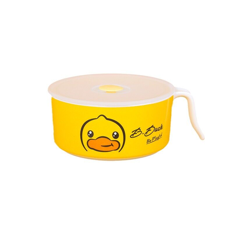 B.Duck小黄鸭儿童泡面碗大容量