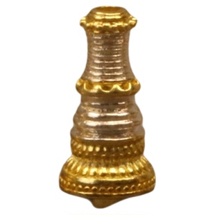 星月紫檀金刚百香籽凤眼三通银镶嵌佛塔108念珠佛头塔帽塔头配饰