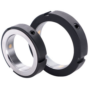 RM10M12M15M17M18M20M25*1*1.5丝杆径向精密止退锁紧圆螺帽螺母