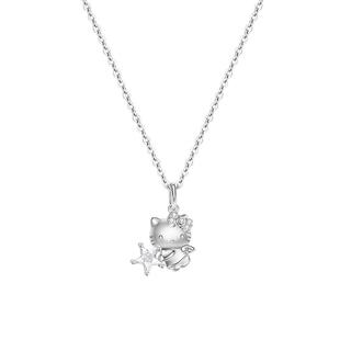潮色绘xHelloKitty纯银吊坠项链女生轻奢高级感小众生日礼物