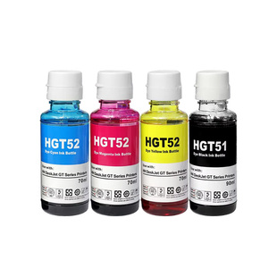 打印机墨水适用惠普GT51墨DeskJet 310 311 410 411 418 319 419 319 519 GT52 5810打印机墨盒gt5820喷墨