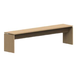 小写inner北欧实木长条凳餐桌床尾凳卧室日式原木玄关换鞋长板凳