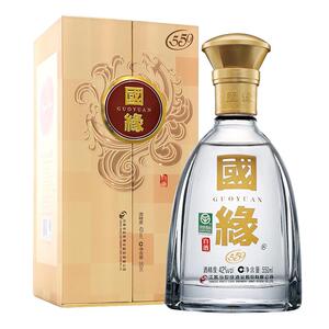 今世缘国缘双开42度浓香型白酒商务喜宴送礼500ML单瓶装【107】