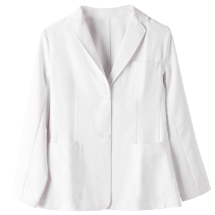 乐倍康高端白大褂短款医生服短袖女男小个子牙科整形美容院工作服