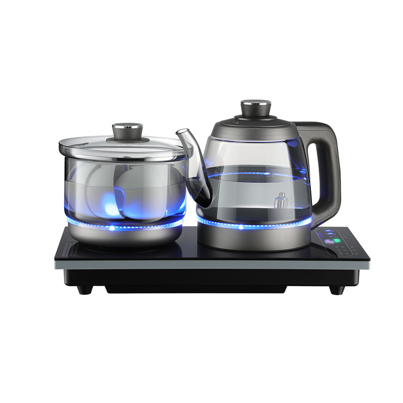 纯钛全自动上水电热烧水壶茶台一体2026新款煮茶器泡茶桌嵌入专用