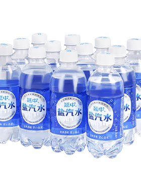 延中盐汽水冰爽畅饮380ml*12瓶