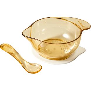 乐扣乐扣辅食碗ppsu婴儿专用碗宝宝吃饭碗吸盘碗新生儿碗勺子套装