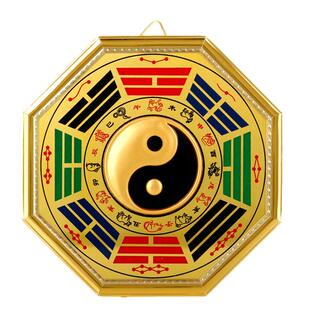 金边合金太极纯铜八卦镜罗经凹镜凸镜罗盘八卦镜家居大门挂件铜镜