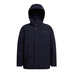 波司登短款连帽羽绒服男女同款