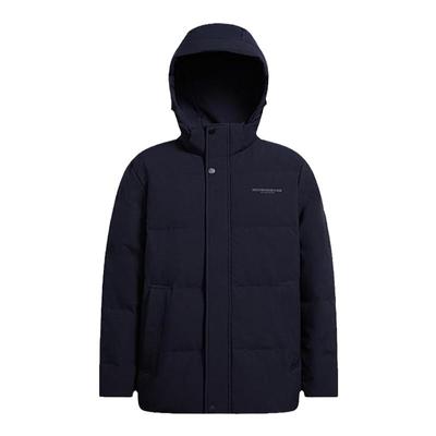 波司登短款连帽羽绒服男女同款