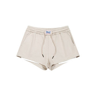 美国EVERLAST拳击女款运动短裤 宽松透气休闲跑步健身训练三分裤