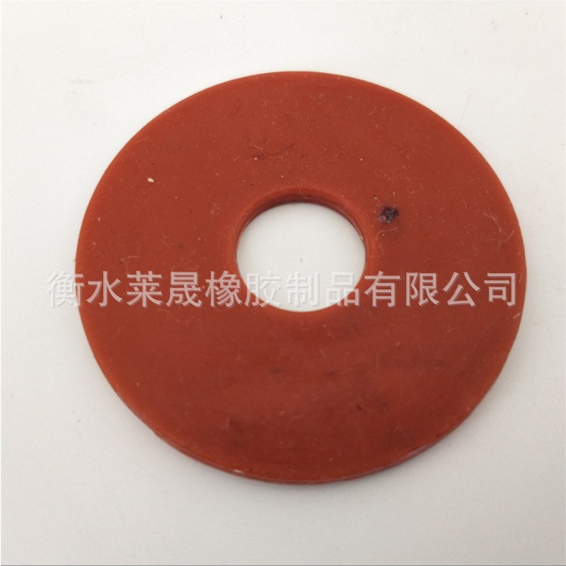 PVC型热熔垫片机械用耐高温密封垫片红色硅胶平垫圈工业硅胶垫片